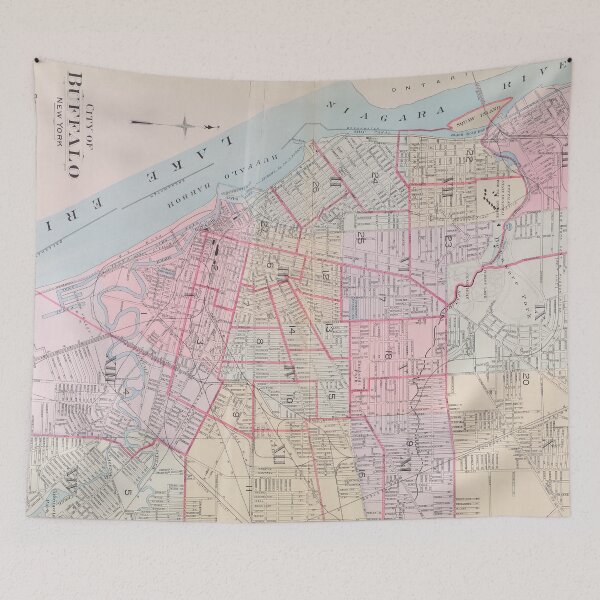 Item preview, Vintage Map of Buffalo NY (1915) designed and sold by BravuraMedia.