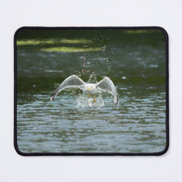 Item preview, Digital illustration of a Herring Gull taking off. designed and sold by RobThorley.