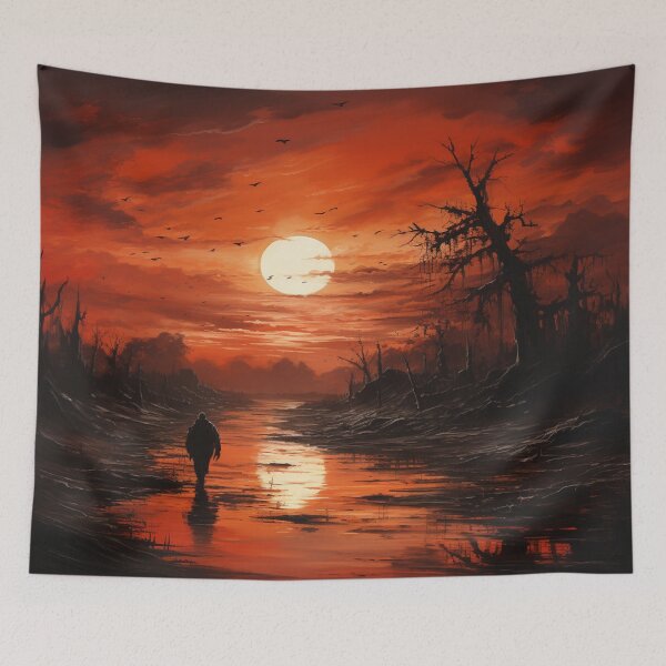 Item preview, Man Walking To Sunrise designed and sold by Lungu Cosmin.