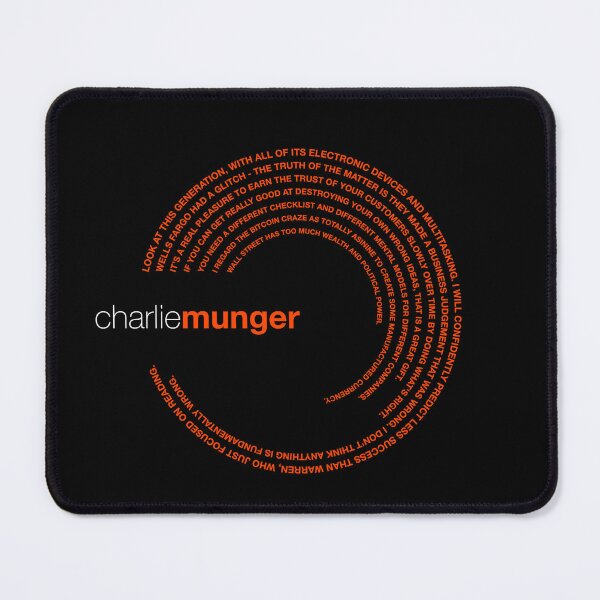Item preview, Charlie Munger famous quotes poster [orangered] designed and sold by CMYKStudio.