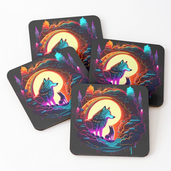 Item preview, Wolfpack Wolves and Big Bright Moon designed and sold by Chubuter.