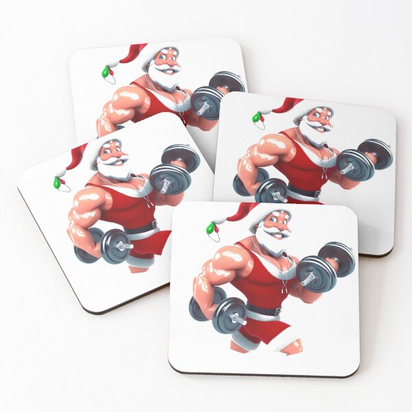 Item preview, Santa Claus fit muscle Christmas designed and sold by dxtdesign.