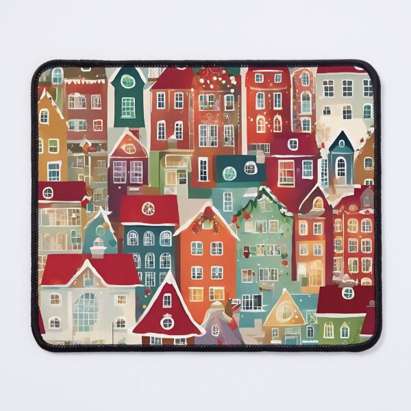 Item preview,   Marvelous Christmas House Pattern designed and sold by DigiDreamyArt.