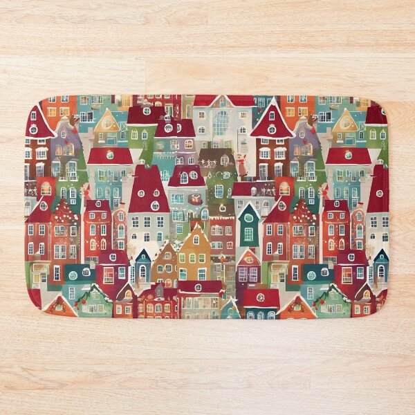 Item preview,   Marvelous Christmas House Pattern designed and sold by DigiDreamyArt.