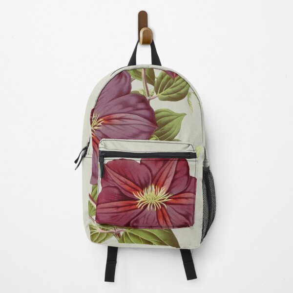 Item preview, Dark Pink Purple Clematis Botanical Floral designed and sold by stargazerhill.
