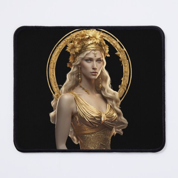 Item preview, Demeter the goddess Greek mythology myth art drawing design designed and sold by TheLocoShop.