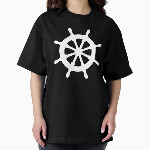 Item preview, Nautical Ships Wheel Blue and White Pattern designed and sold by CreativeBridge.