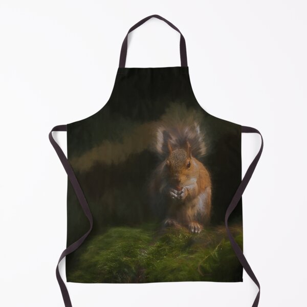 Item preview, Grey Squirrel digital illustration sitting on a wall. designed and sold by RobThorley.