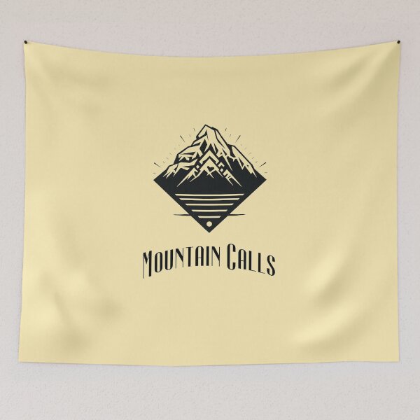 Item preview, Mountain Calls - mountain and nature lovers desing designed and sold by TeknoDust.