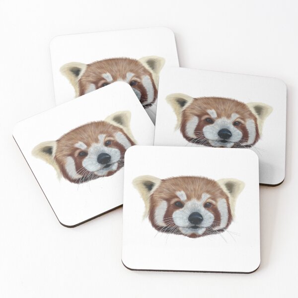 Item preview, Red Panda Face designed and sold by dinnydaynaart.