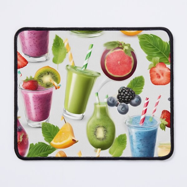 Item preview, Delicious Colorful Smoothie Pattern designed and sold by DigiDreamyArt.