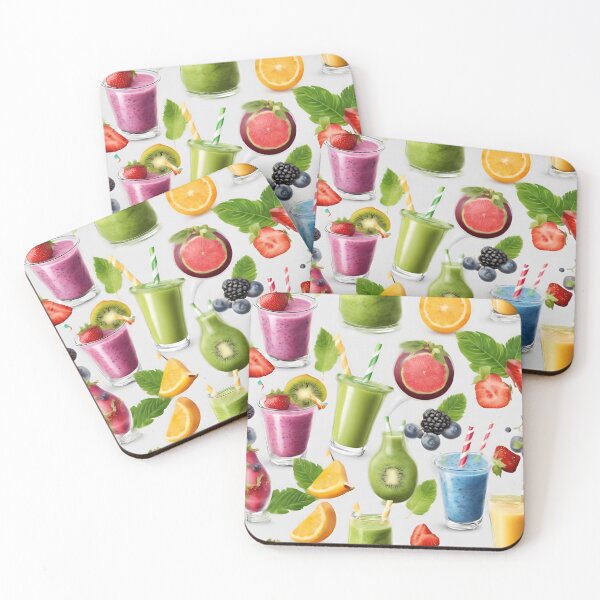 Item preview,  Delicious Colorful Smoothie Pattern designed and sold by DigiDreamyArt.