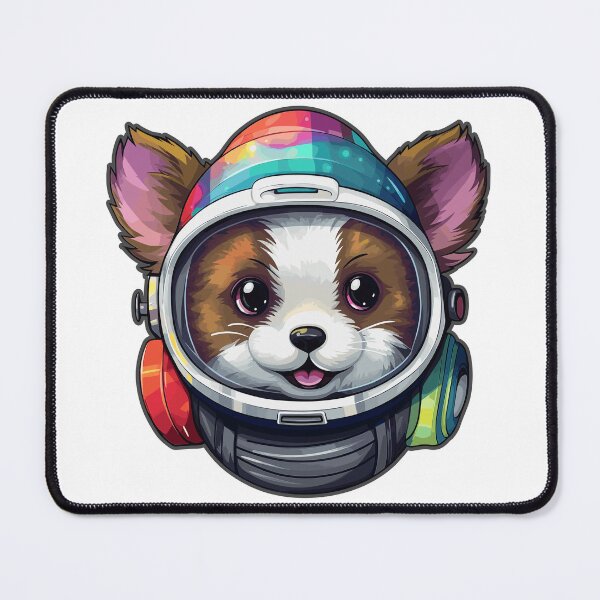 Item preview, Cute Astronaut Dog Sticker designed and sold by MCGrafxStudio.