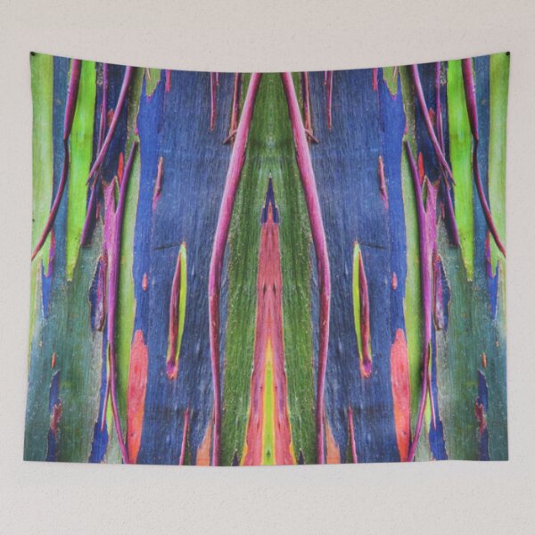 Item preview, Eucalyptus. Rainbow Tree. Cool Pattern. Colorful Strips. Nature. designed and sold by LamarrDreams13.