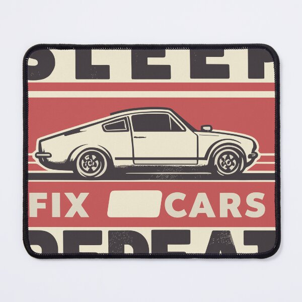 Item preview, Eat Sleep Fix Cars Repeat designed and sold by bihtti.