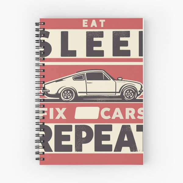 Item preview, Eat Sleep Fix Cars Repeat designed and sold by bihtti.