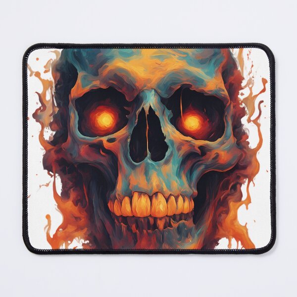 Artikelvorschau, Inferno-Schädel – Lebendiges Feuer entworfen und verkauft von Pixel Dome.