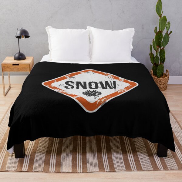 Item preview, Snow Warning Sign designed and sold by FlexYourMind.