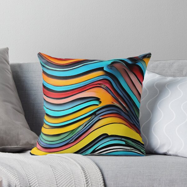 Item preview, Spectacular Colorful Line Pattern designed and sold by DigiDreamyArt.