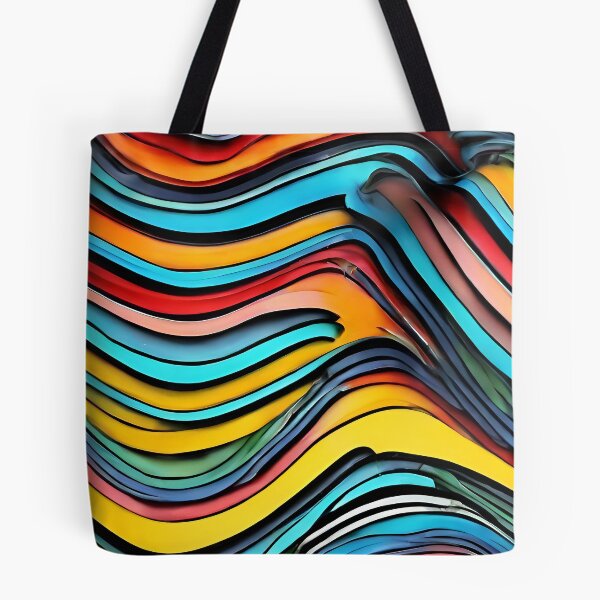 Item preview, Spectacular Colorful Line Pattern designed and sold by DigiDreamyArt.
