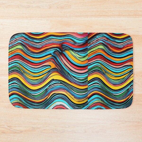 Item preview, Spectacular Colorful Line Pattern designed and sold by DigiDreamyArt.