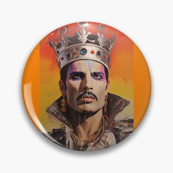 Item preview, Freddie Mercury Wears Crown designed and sold by ReverseWorld.