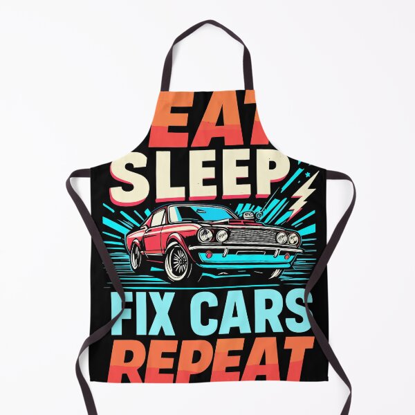 Item preview, Eat Sleep Fix Cars Repeat designed and sold by bihtti.