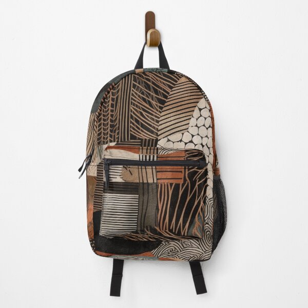 Item preview, Minimalist african aesthetic art of lines, boho style, mid century Abstract designed and sold by TeknoDust.