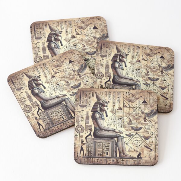 Item preview, If you come across my Egyptology art collection and try to comprehend its mathematics, symbols and messages, you will definitely feel happy because you have just found a treasure. designed and sold by elrashedy007.