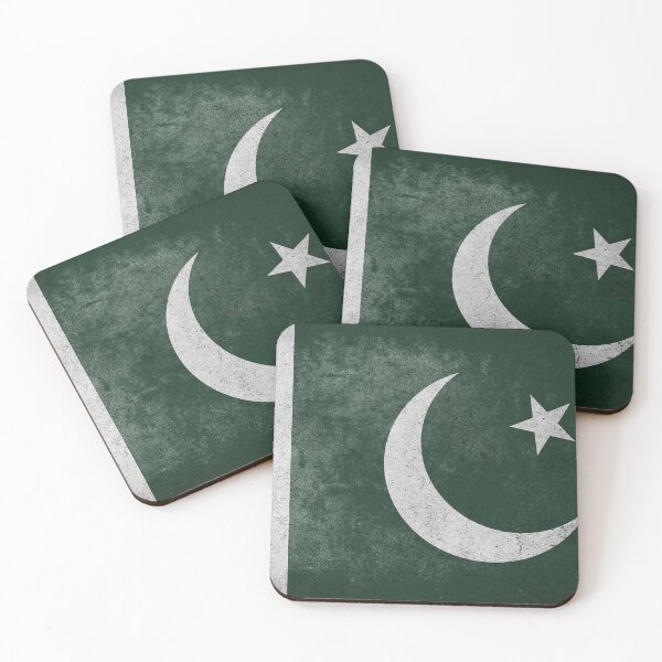 Item preview, Distressed, Old, Faded & Worn Flag of Pakistan (پرچمِ ستارہ و ہلال - Flag of the Star and Crescent) designed and sold by STUDIO-72.