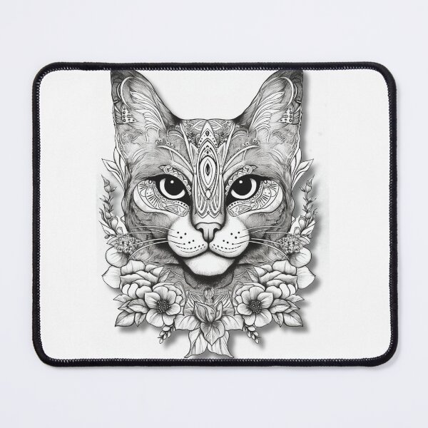 Item preview, Big Cat Black and white designed and sold by varodesign.