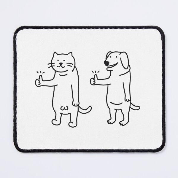 Item preview, Thumb up Cat and Dog  designed and sold by sleepycharis.