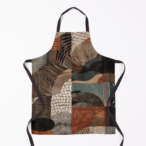 Item preview, Minimalist african aesthetic art of lines, boho style, mid century Abstract designed and sold by TeknoDust.