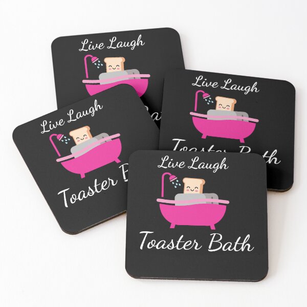 Item preview, Live Laugh Toaster Bath Toast Toaster designed and sold by MooonTees.