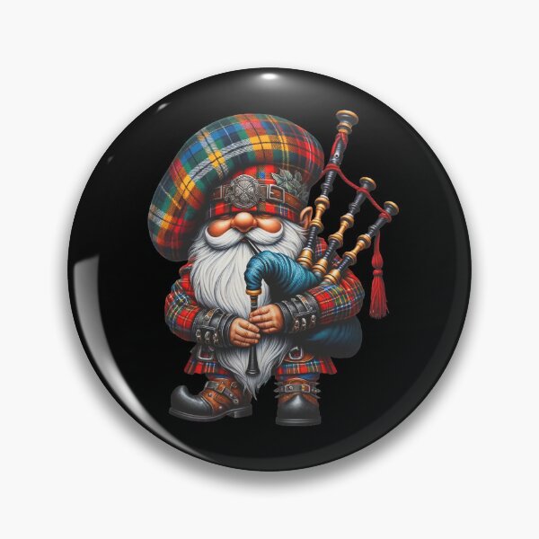 Item preview, Bagpiper gnome, Scottish Gnome with Bagpipes designed and sold by WorldByFlowers.