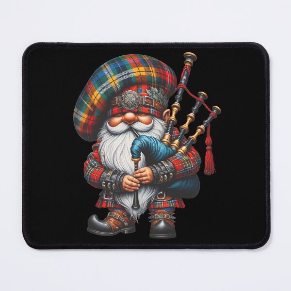 Item preview, Bagpiper gnome, Scottish Gnome with Bagpipes designed and sold by WorldByFlowers.