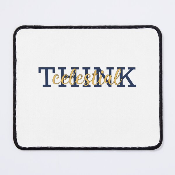 Item preview, Think Celestial - blue and yellow designed and sold by SidderBug Designs.