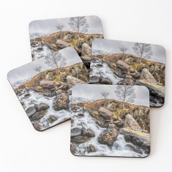 Item preview, Winter Rapids Cwm Idwal Snowdonia designed and sold by AJEvans.