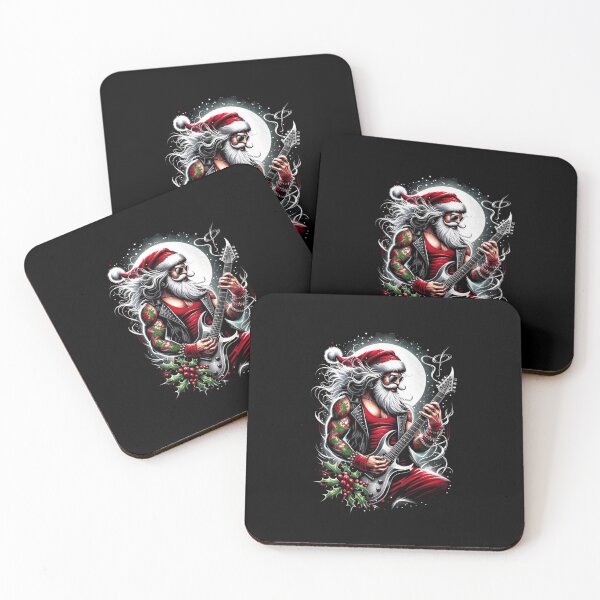 Item preview, Heavy Metal Santa - Christmas designed and sold by Fenay Designs.