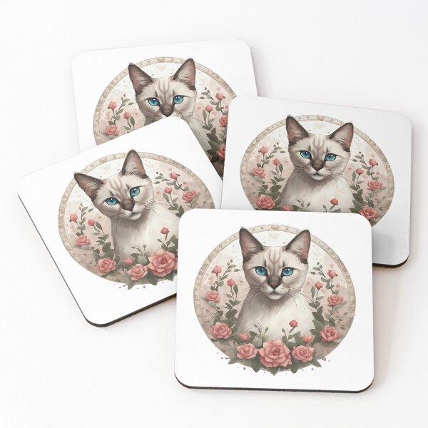 Item preview, Adorable Lynx Point Siamese cat  designed and sold by Kaleddis.