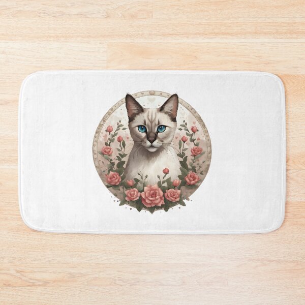 Item preview, Adorable Lynx Point Siamese cat  designed and sold by Kaleddis.