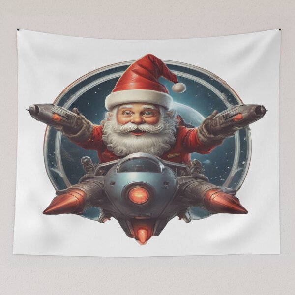 Item preview, Starry Night: Santa Claus on his Galactic Adventure designed and sold by EstiloPrint.