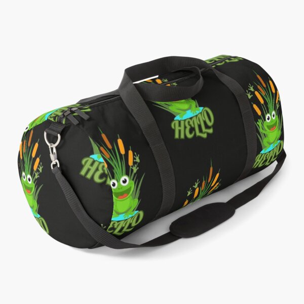 Item preview, Green Frog waiving Hello designed and sold by HanaiPrint.