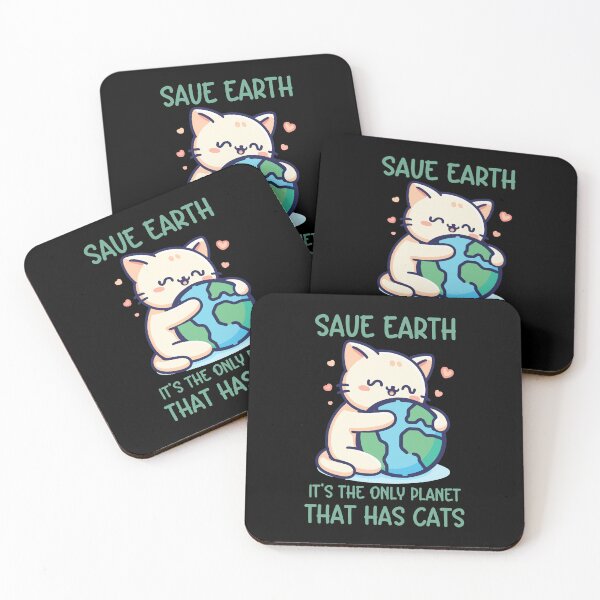 Item preview, Save Earth It's The Only Planet That Has Cats - cat lovers gift designed and sold by NexaArts.