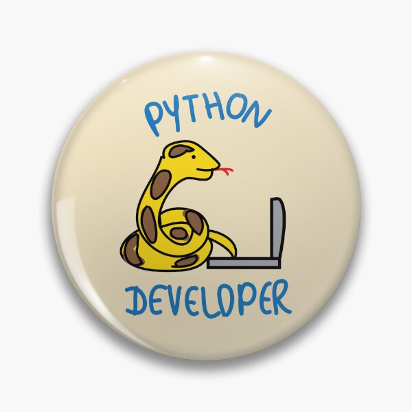 Item preview, Python developer programming tech humor designed and sold by fluffyfamcraft.