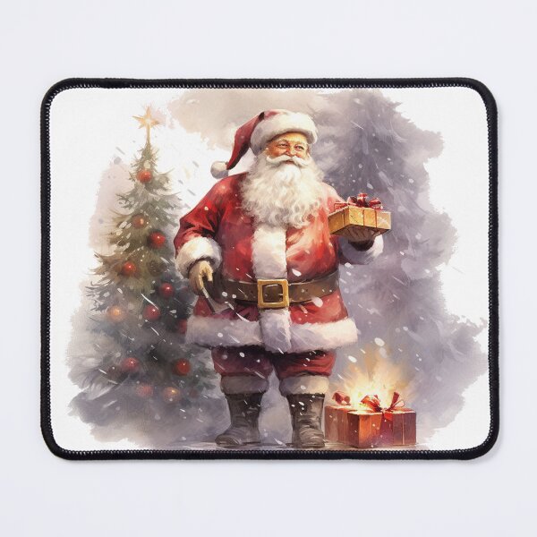 Item preview, Santa Claus Next To A Christmas Tree designed and sold by MrRares21.