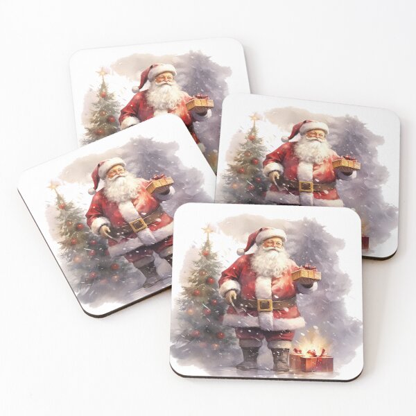 Item preview, Santa Claus Next To A Christmas Tree designed and sold by MrRares21.