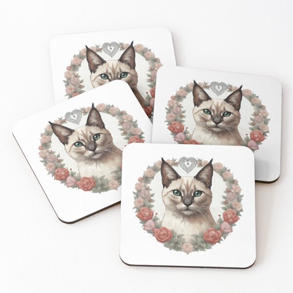 Item preview, Adorable Lynx Point Siamese cat  designed and sold by Kaleddis.