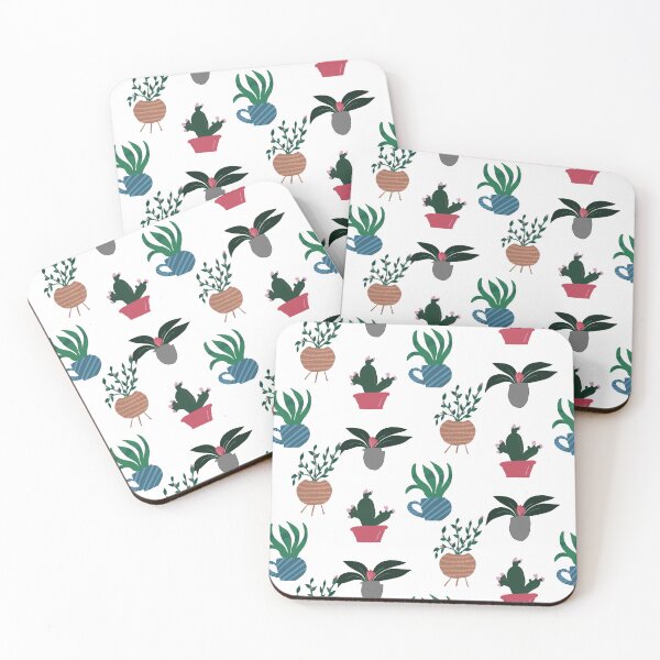 Item preview, Modern House Plants Pattern designed and sold by aneladesigns.