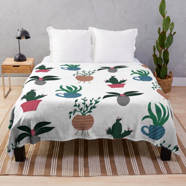 Item preview, Modern House Plants Pattern designed and sold by aneladesigns.